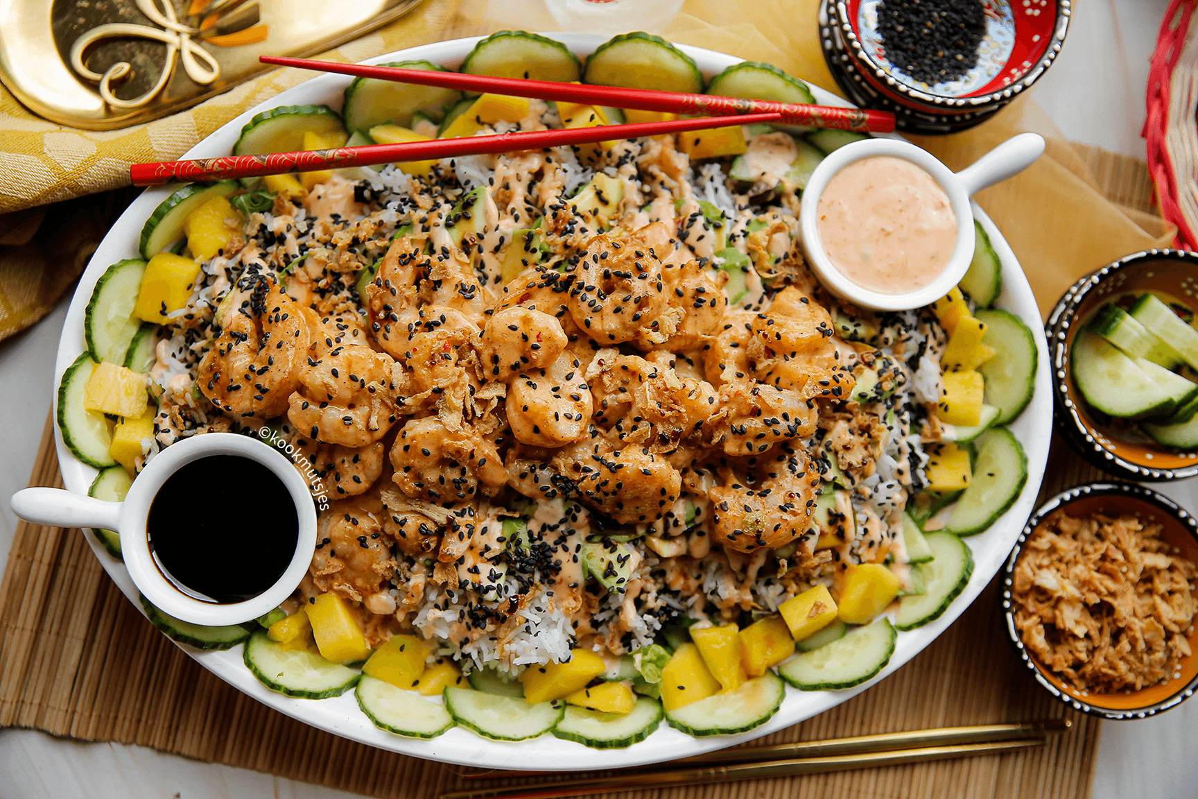 Sushi salade Kookmutsjes