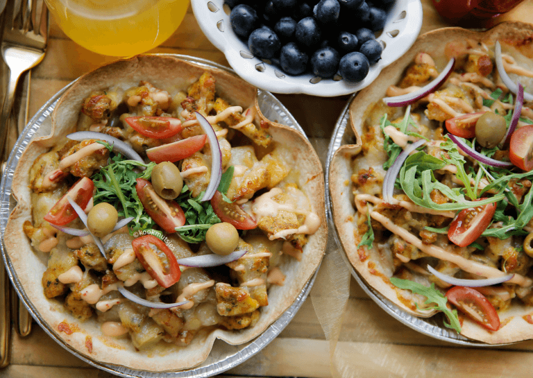 Kip aardappel wrap