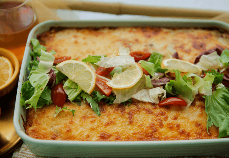 Couscous ovenschotel met gehakt