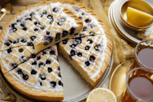 Blueberry frangipane