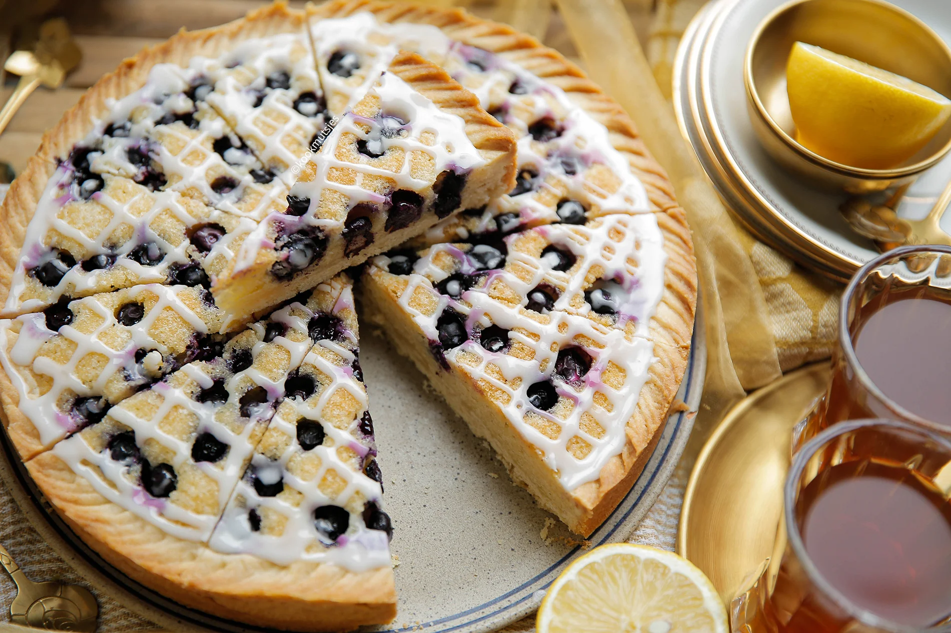 French Recipes : Blueberry frangipane tart - YouTube