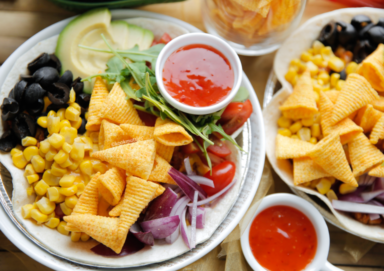 Wrap bowl met gehakt