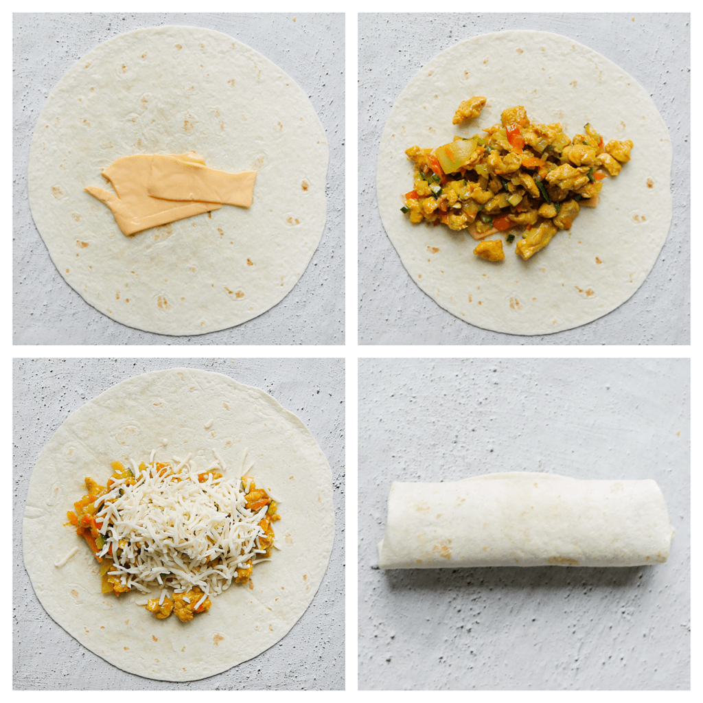 Je kunt ook (cheddar) kaas toevoegen als je hier van houdt.