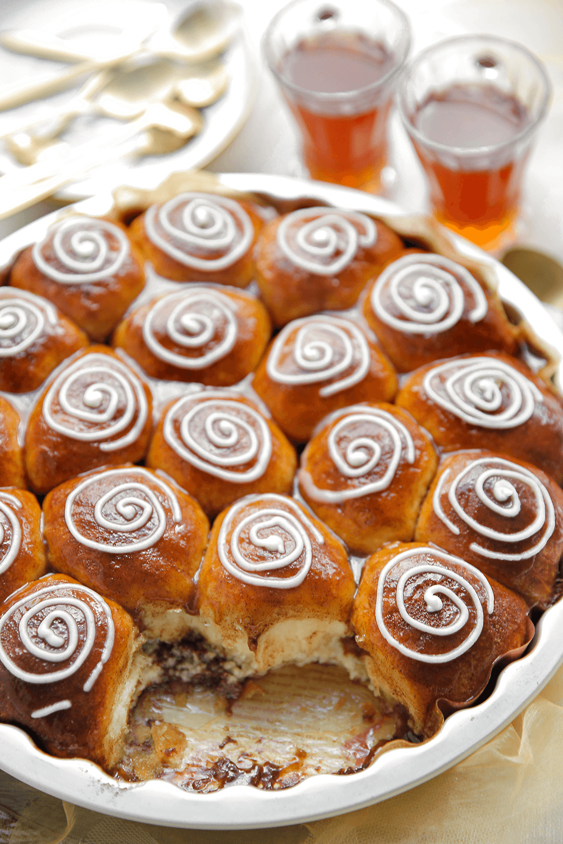 Kaneelbroodjes eindresultaat Kookmutsjes