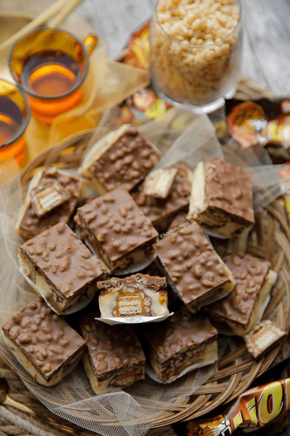 Lion fudge eindresultaat