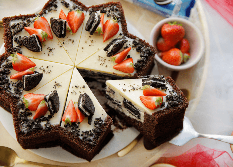 Chocolade oreo taart