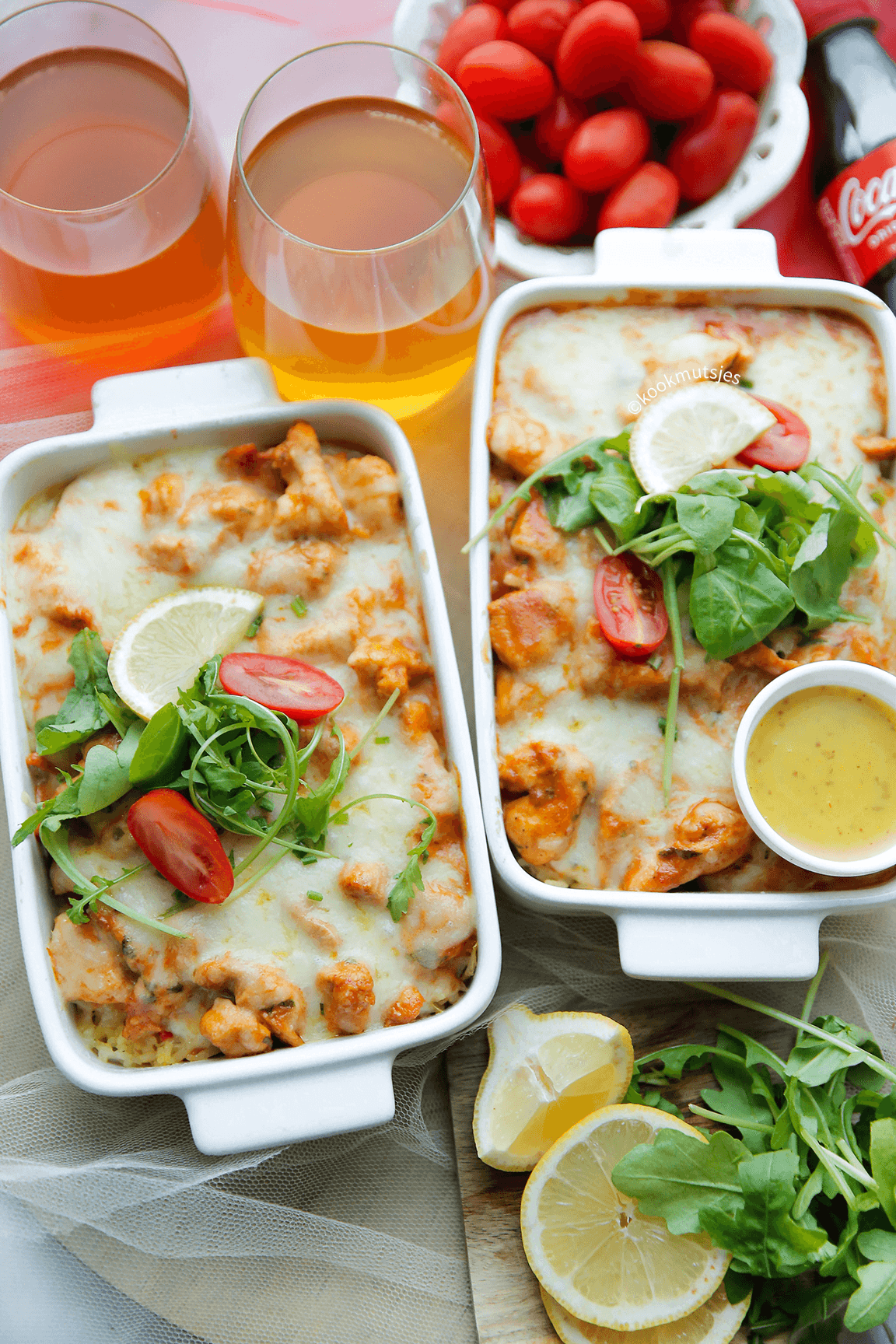 Rijst met kipschotel eindresultaat Kookmutsjes