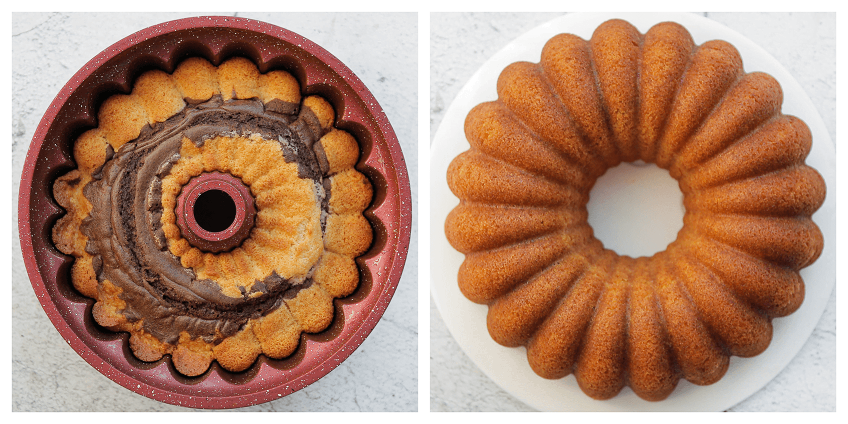 Cake gaar bakken in de oven