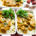 Mac and cheese kip curry Kookmutsjes