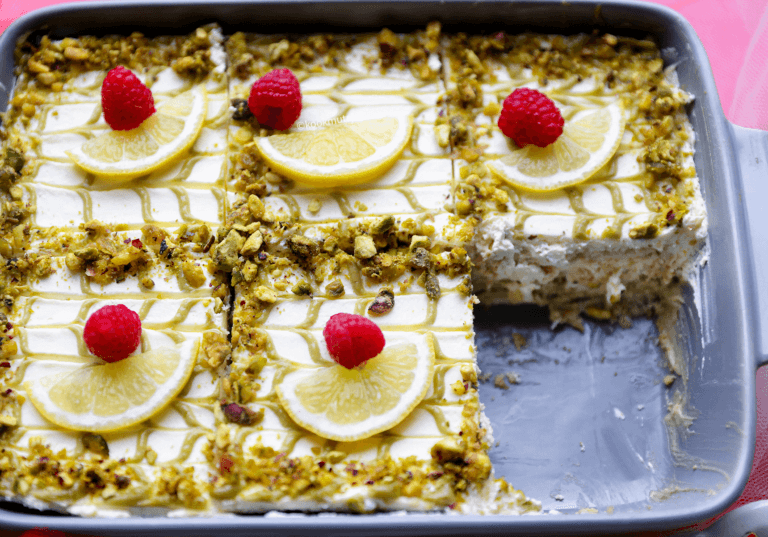 Romige pistache dessert