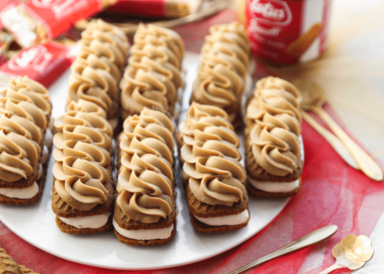 Speculoos gebakjes (no bake)