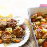 Sticky kiopgehakt met groenten uit de oven Kookmutsjes