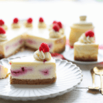 White chocolate raspberry cheesecake Kookmutsjes