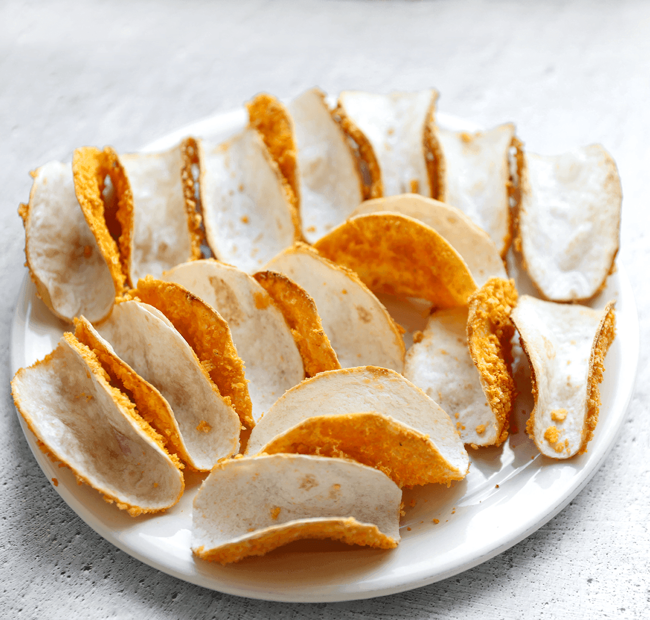 Bugles taco's af laten koelen