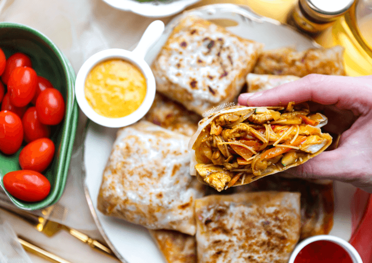 Homemade loempiapakketjes met kip