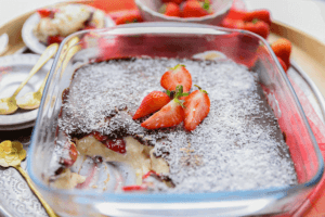 Aardbei dessert Kookmutsjes