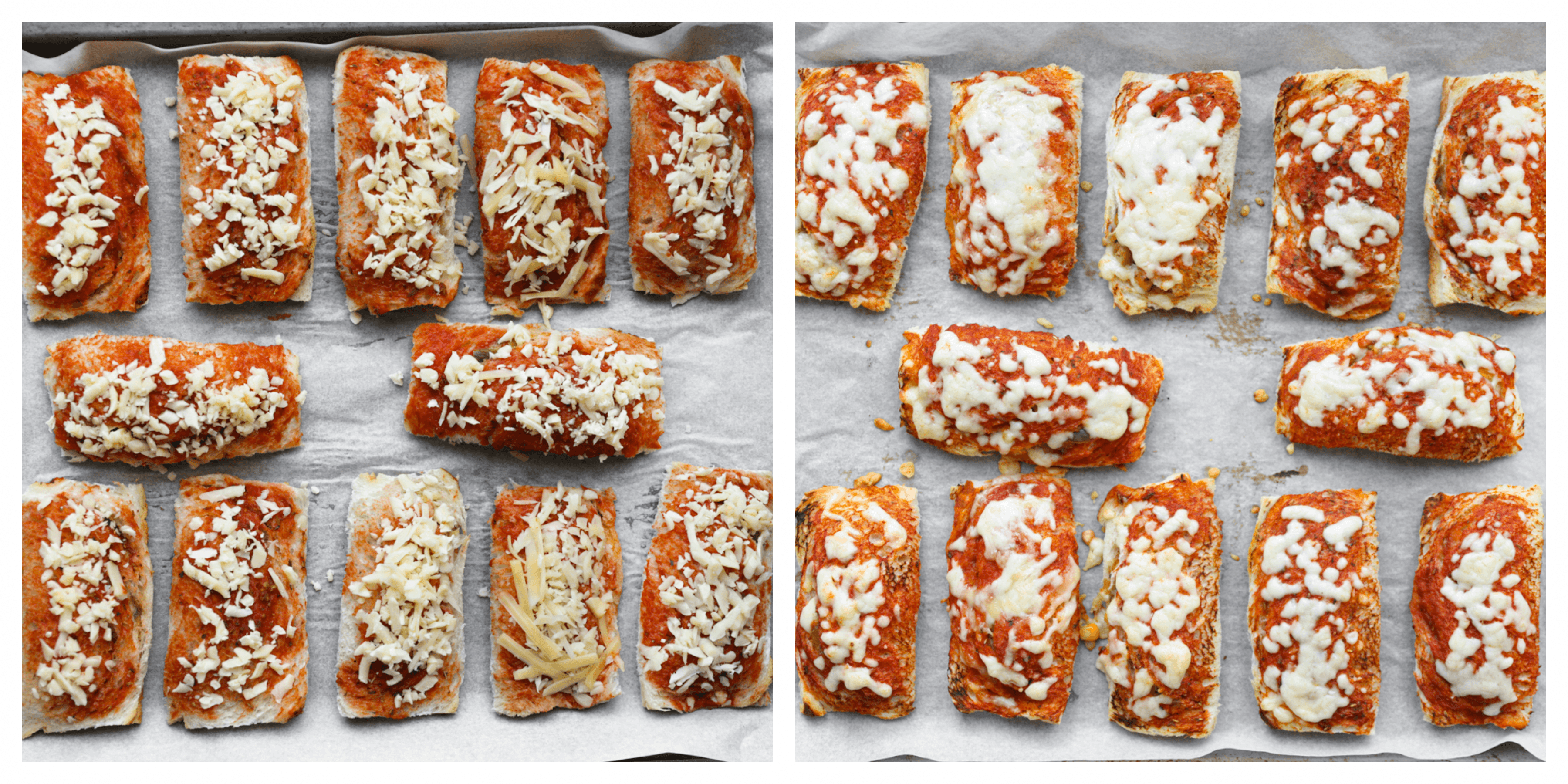 Broodjes bakken in de oven