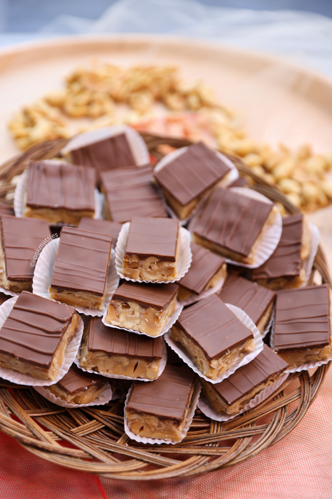 Pinda-chocoladekoekjes no bake eindresultaat Kookmutsjes