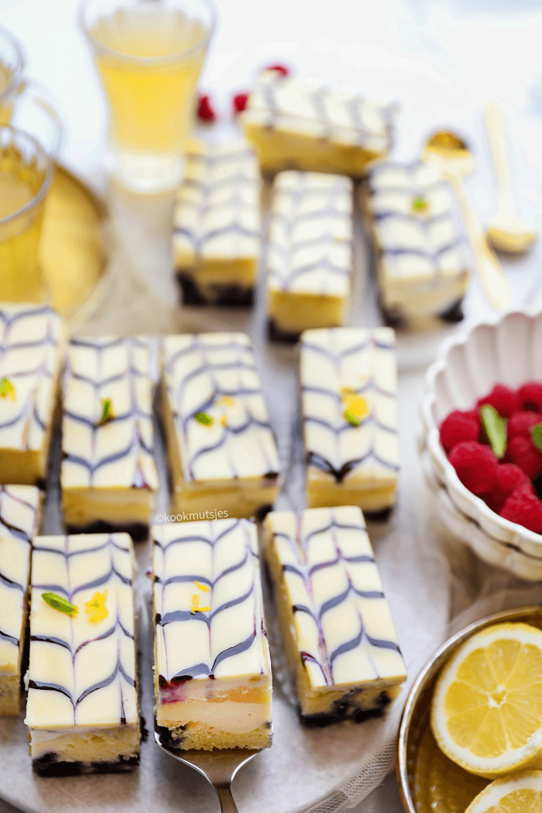 Bosbessencheesecake eindresultaat Kookmutsjes