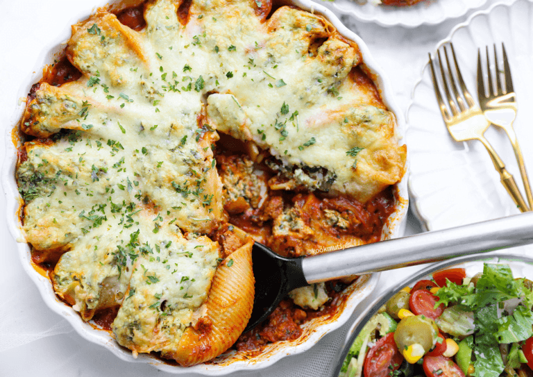 Gevulde pastaschelpen