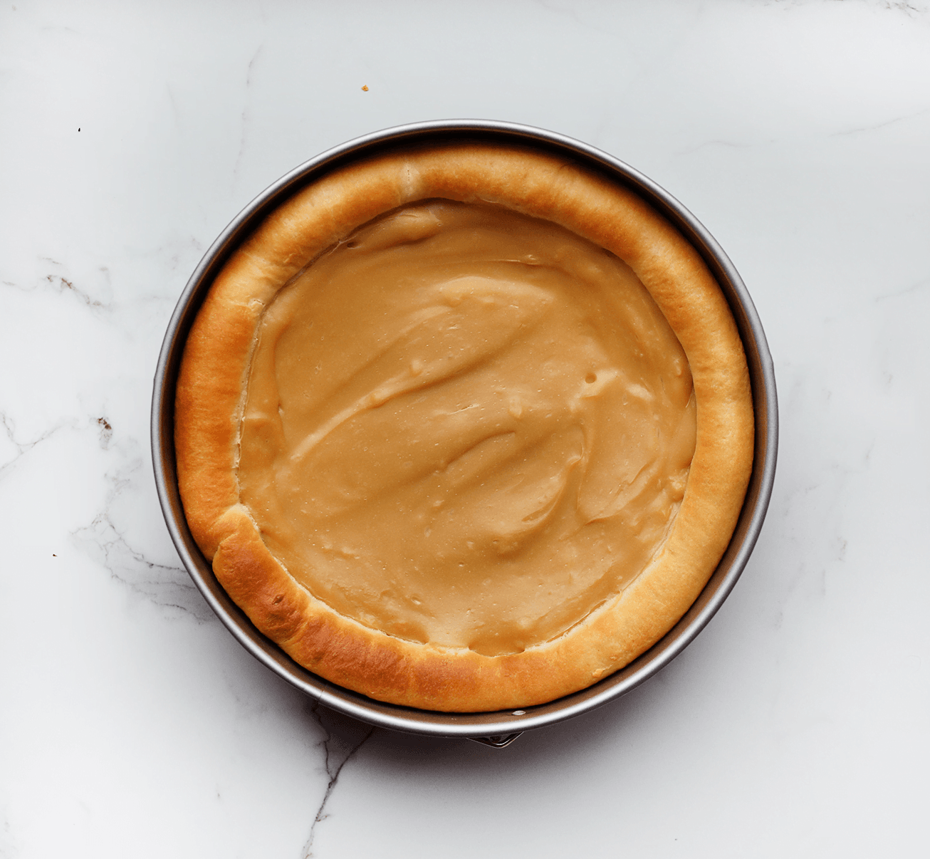 Speculoosvlaai bakken in de oven