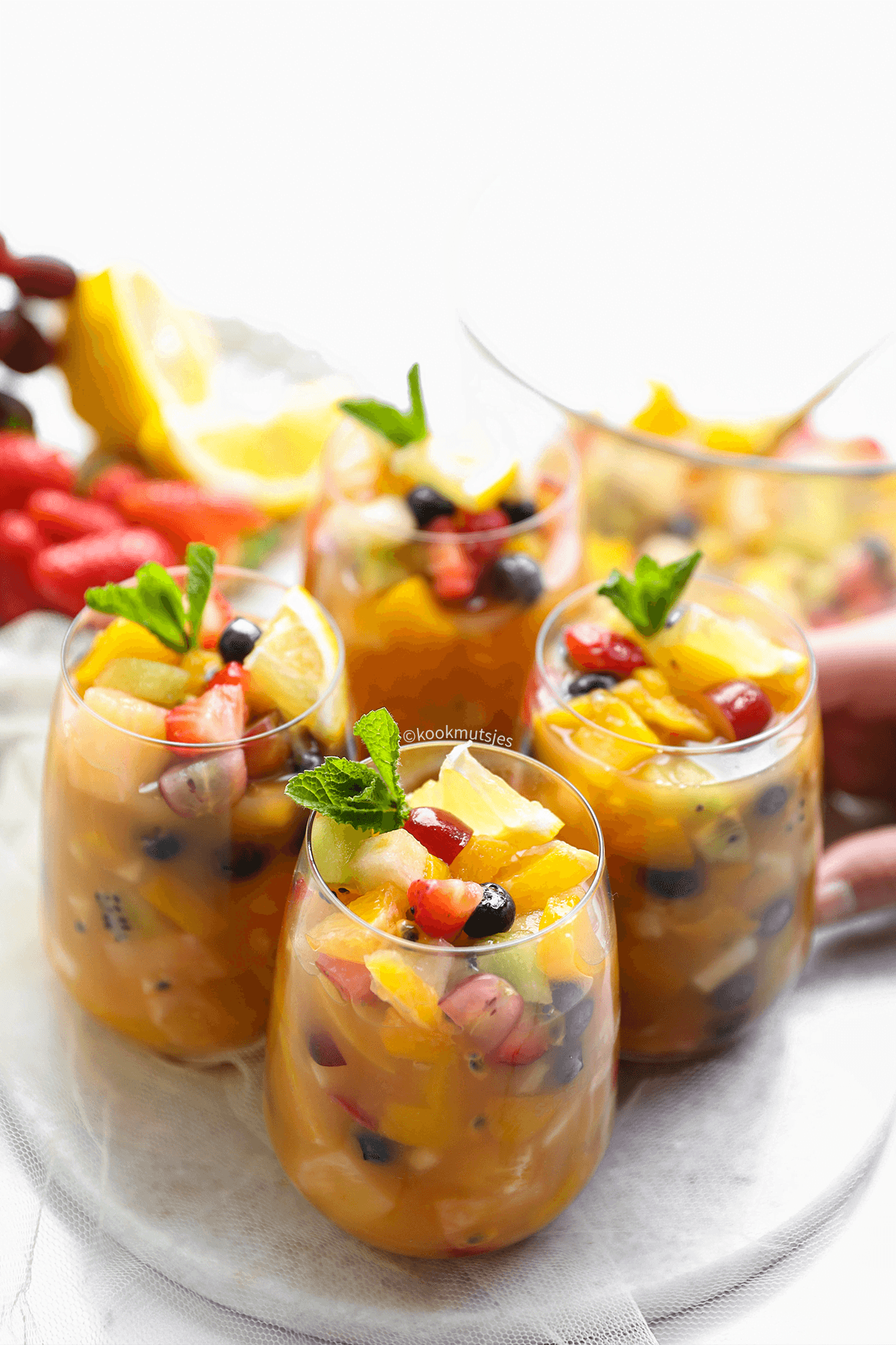 Tropical fruitpunch eindresultaat Kookmutsjes