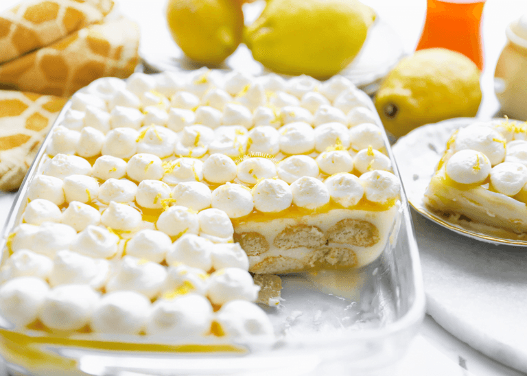 Frisse citroen dessert