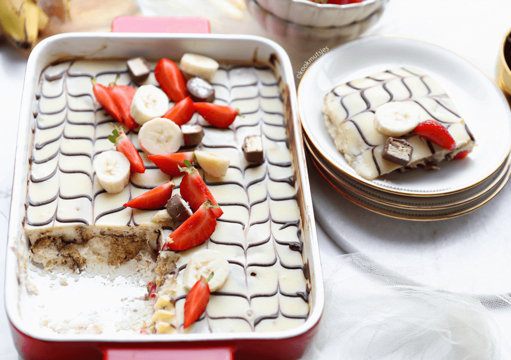 Strawberry Banana Dessert - Kookmutsjes