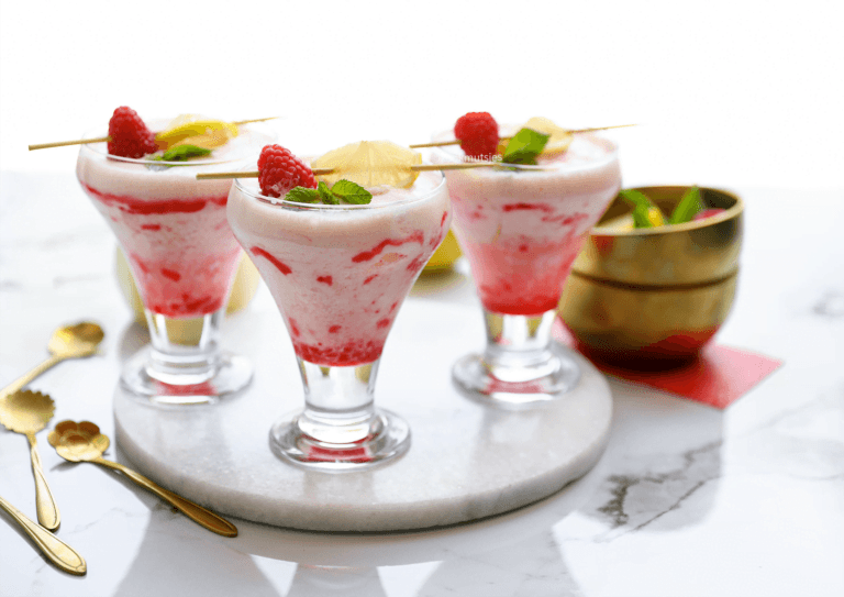 Frisse frambozenshake