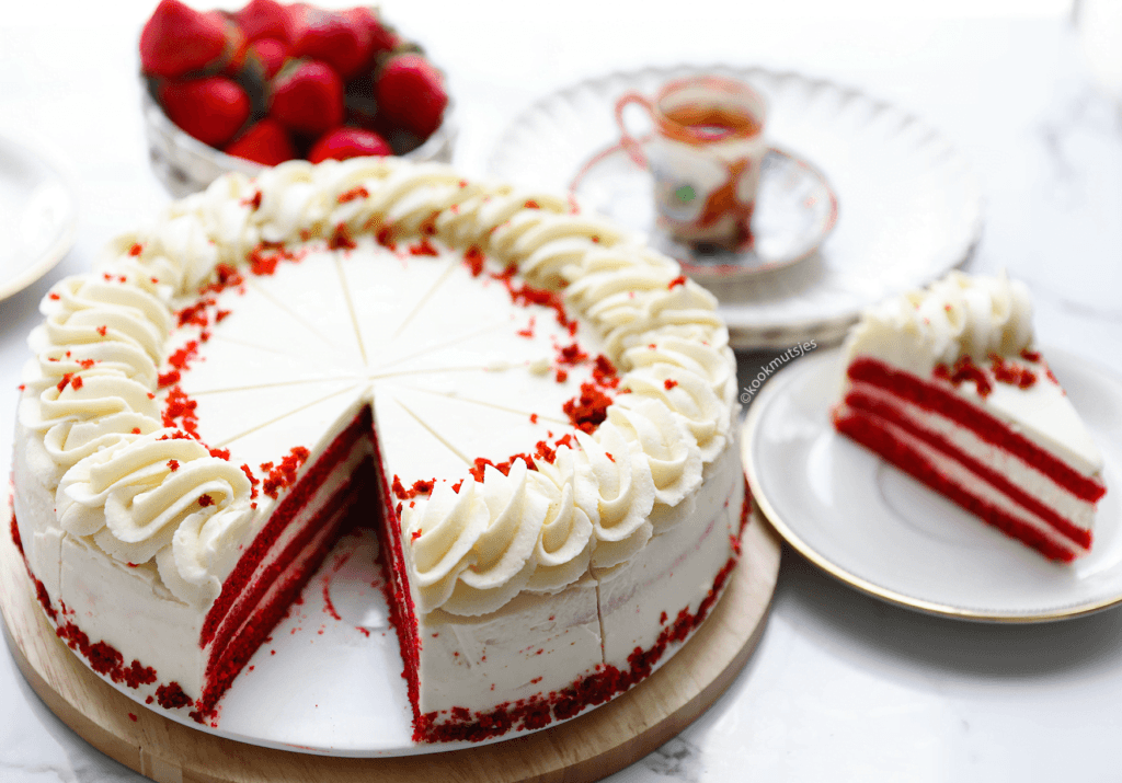 Red Velvet Cake (No Oven) - Kookmutsjes
