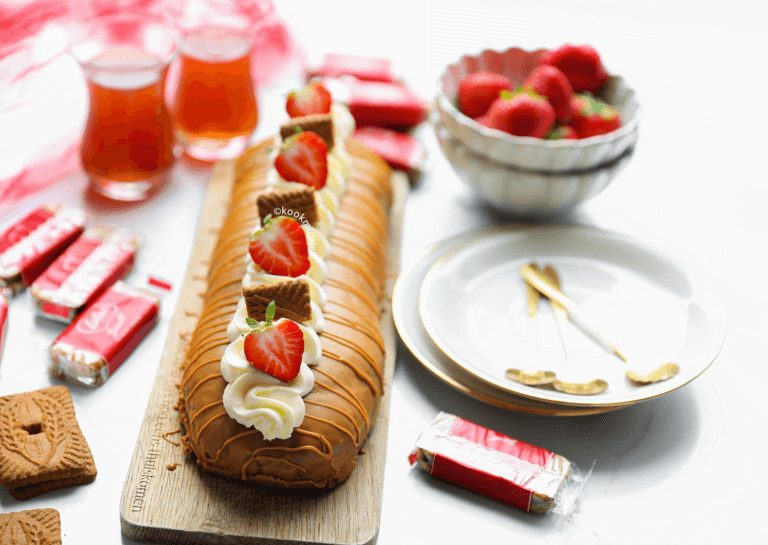 Speculoos rolcake (no bake)