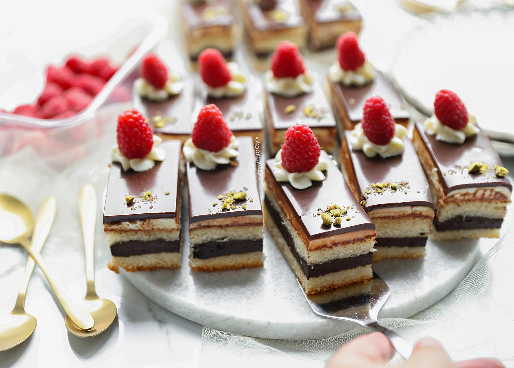 Marmercake, chocolade- en vanille cake - Sophie Glutenvrij