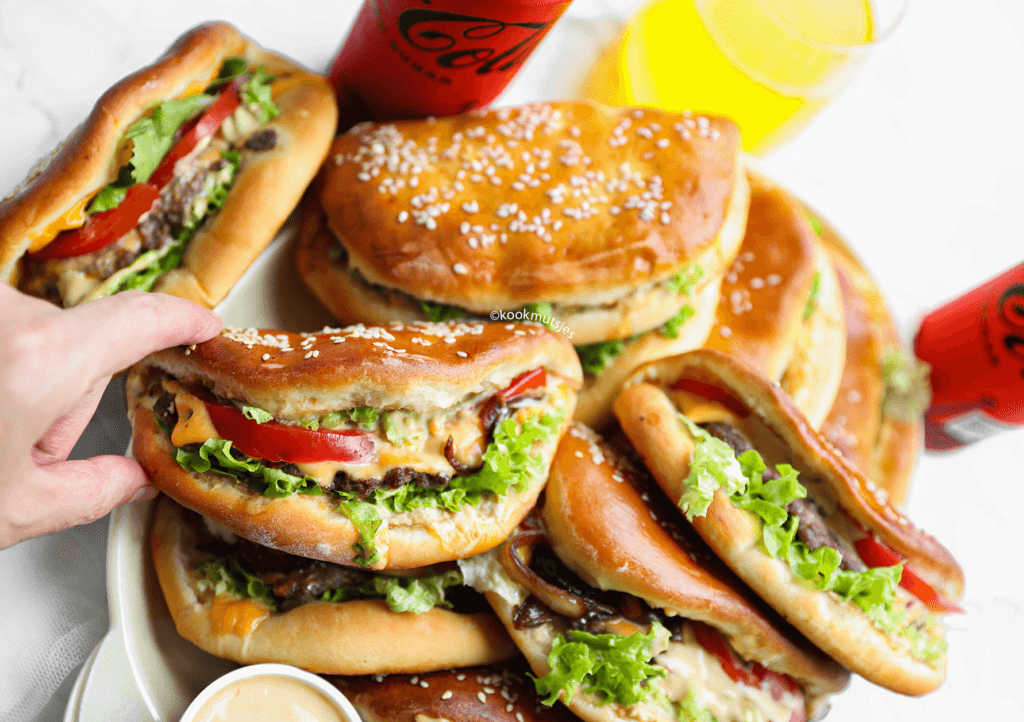 Beef Burgers from the Oven - Kookmutsjes