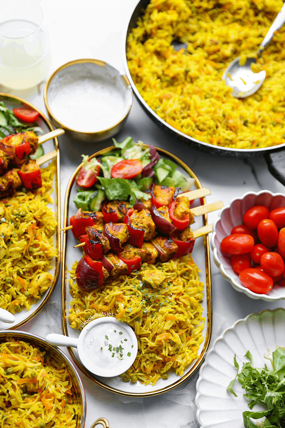 Rijst met vermicelli en kip eindresultaat Kookmutsjes