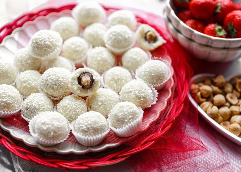 Chocolade-hazelnoot Kokosbollen