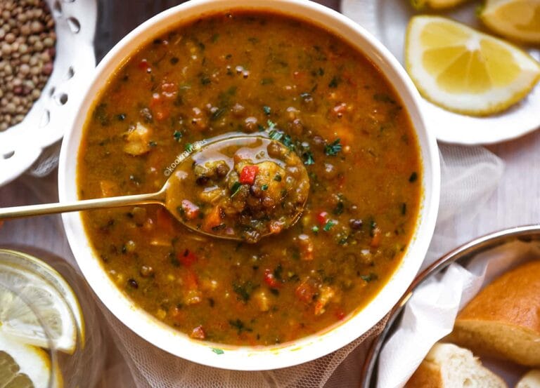 Linzensoep met Vis