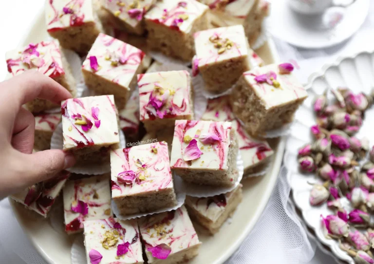 Frambozenkoek met Witte Chocolade