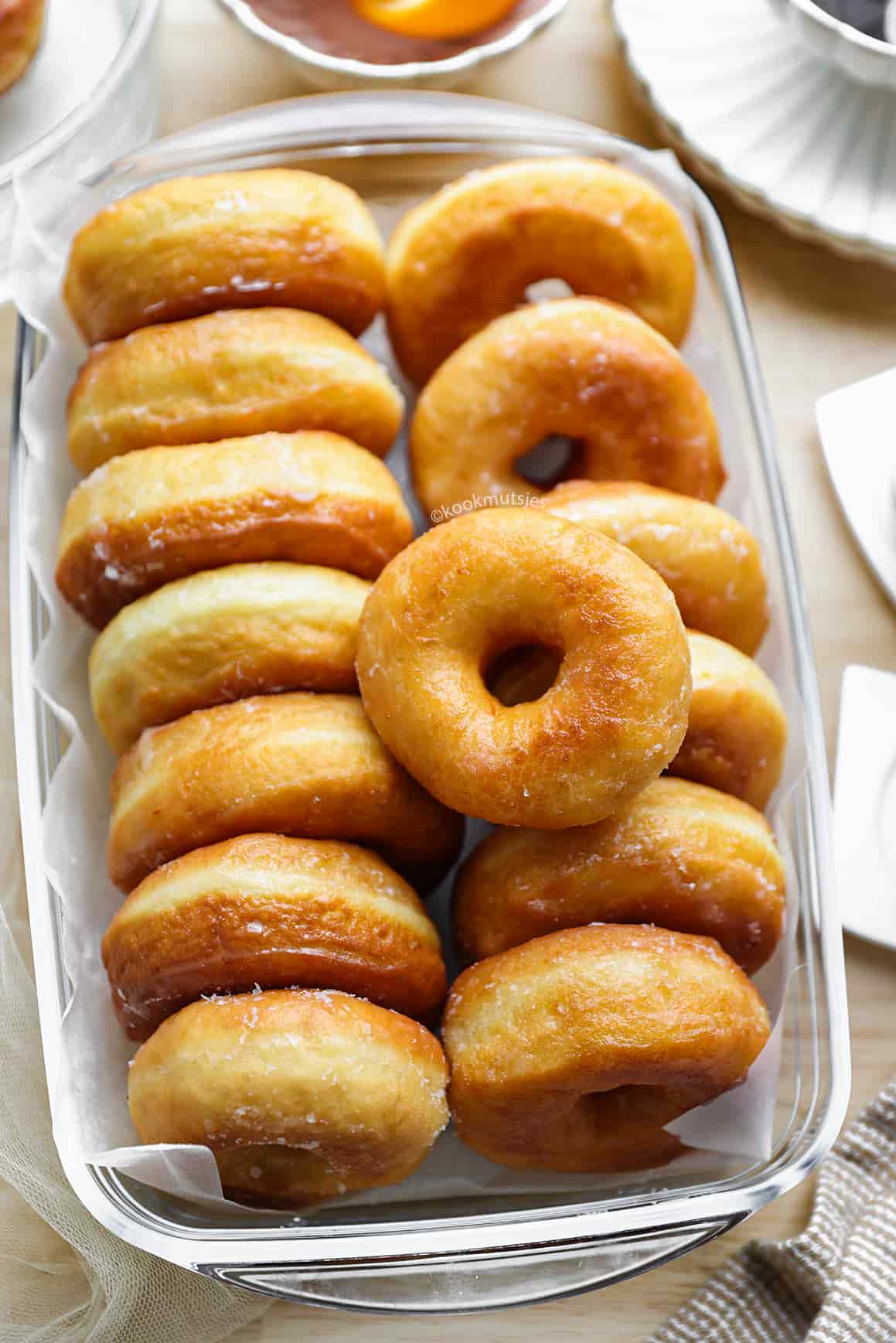 Sinaasappeldonuts eindresultaat Kookmutsjes