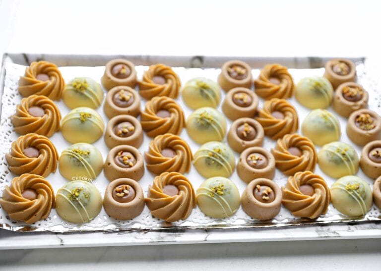 Pistachio, Biscoff & Hazelnut Bonbons