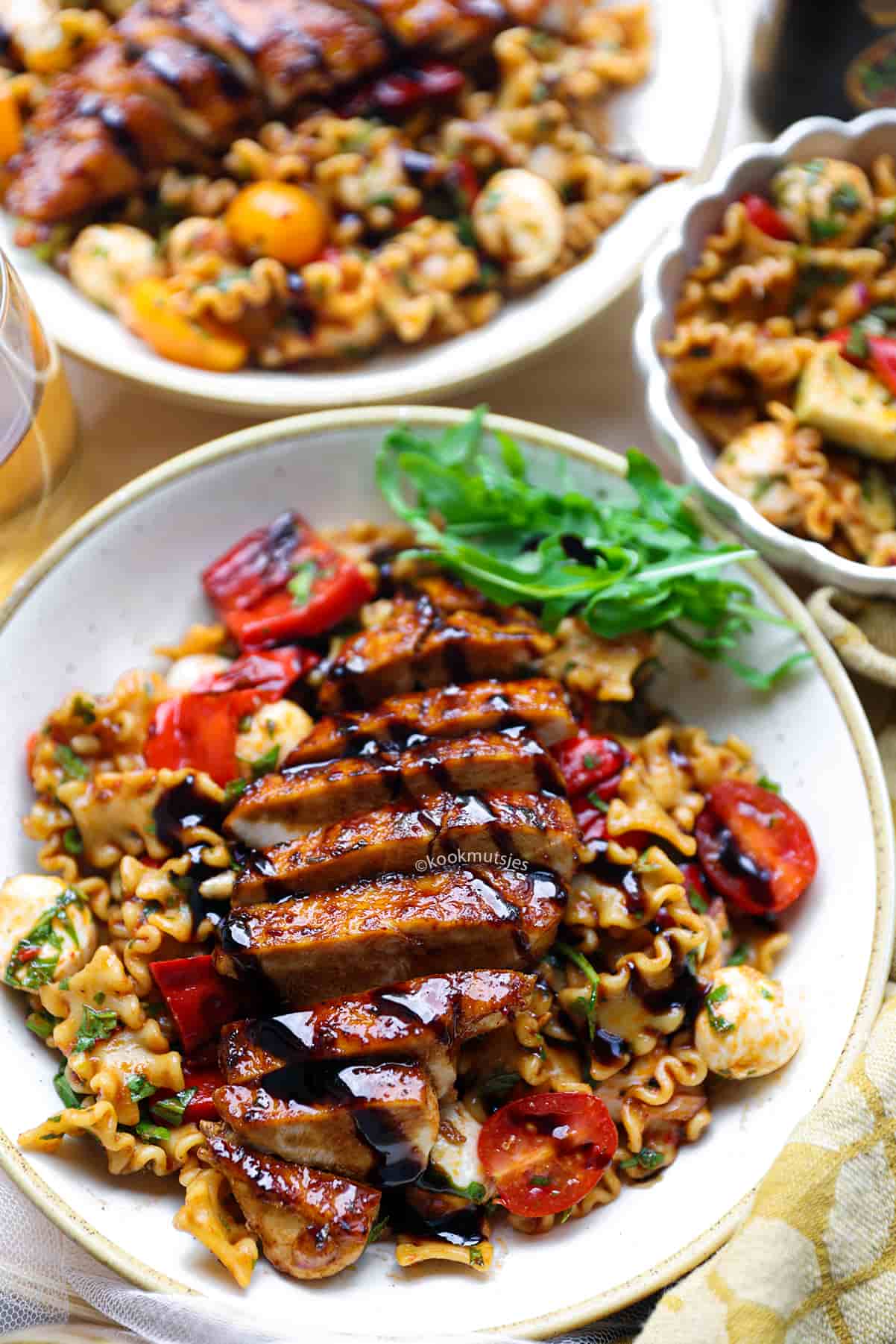 Kipsalade eindresultaat Kookmutsjes