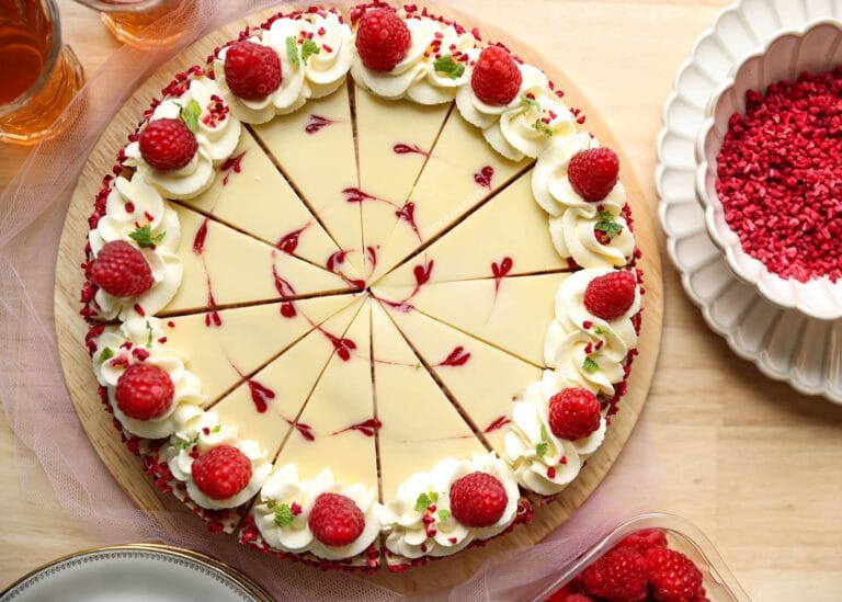 No Bake Frambozentaart