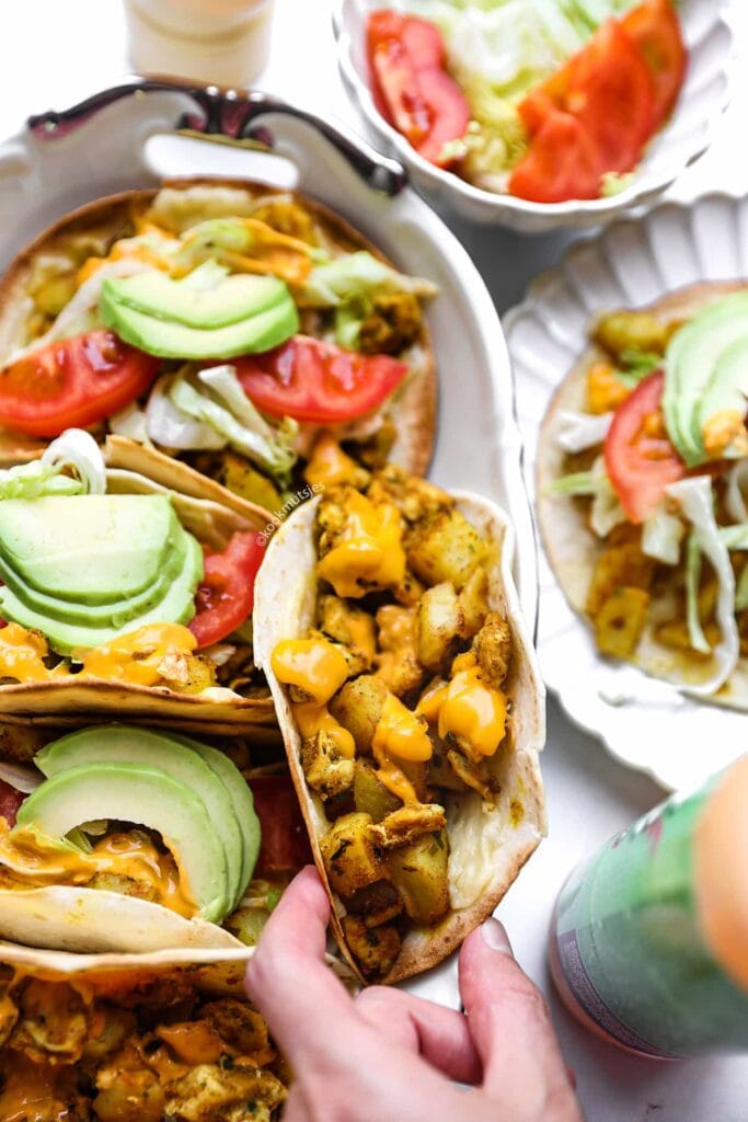 Kip aardappelwraps eindresultaat Kookmutsjes