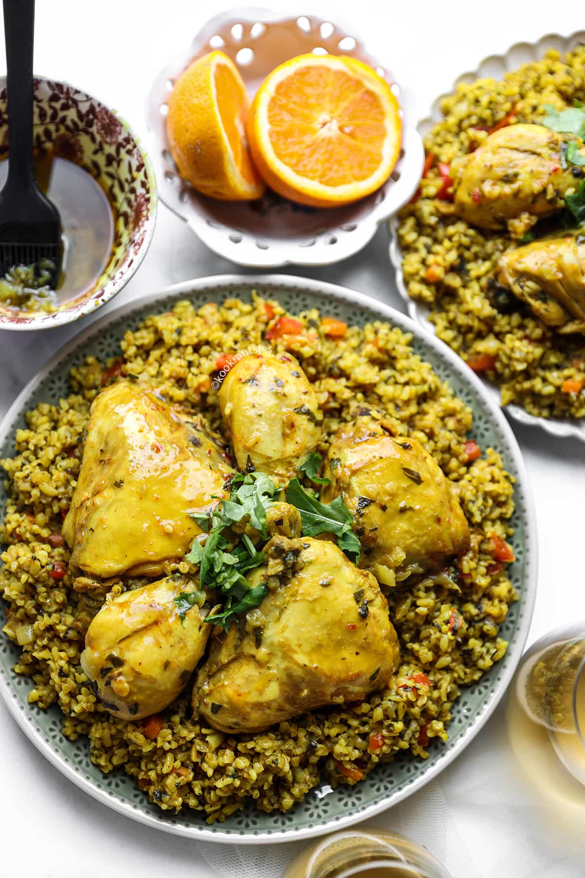 Kip met bulgur eindresultaat Kookmutsjes