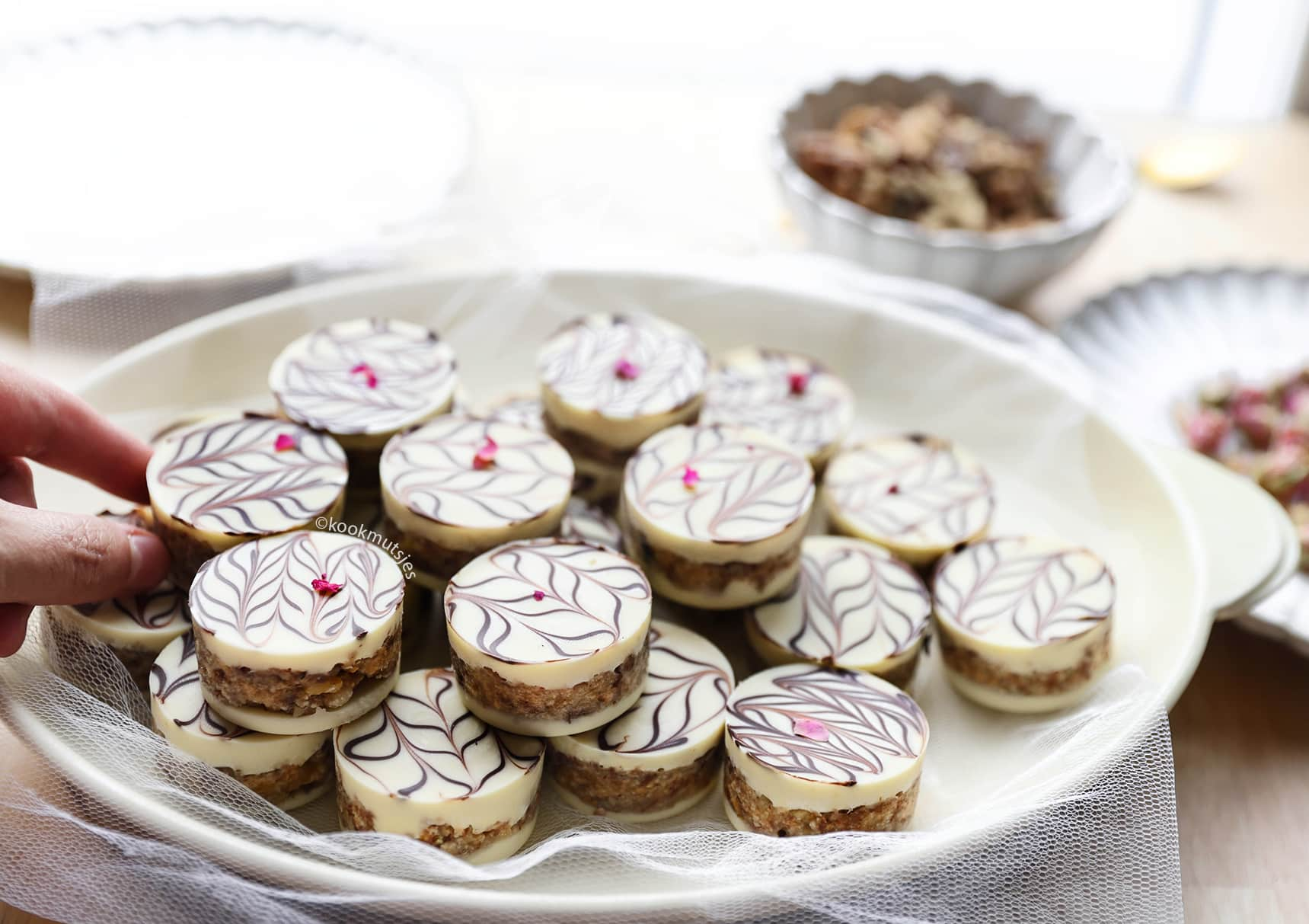 Marmerkoekjes met Walnoten Kookmutsjes