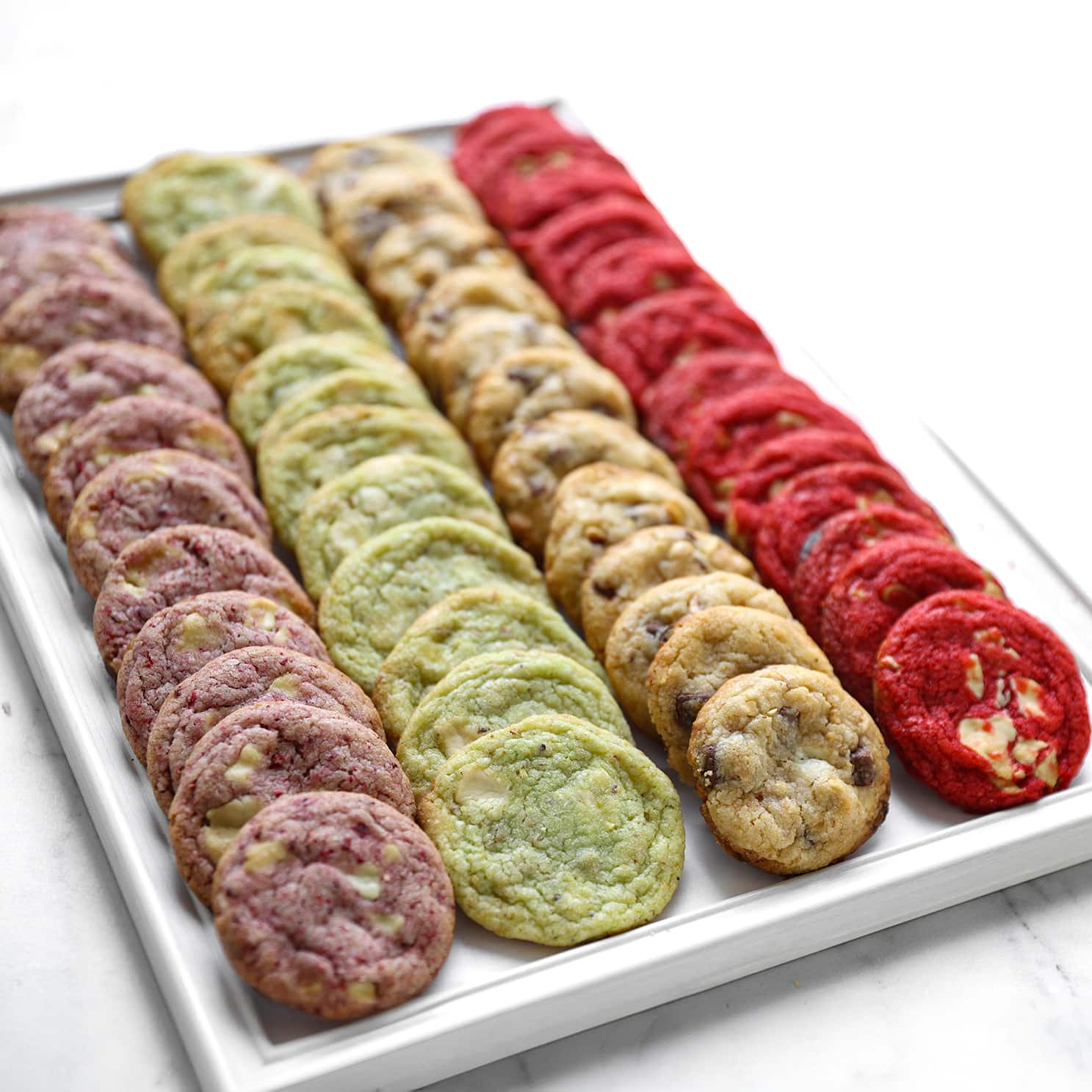 Koekjes naast elkaar