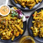 Fusilli met Kipcurry Kookmutsjes