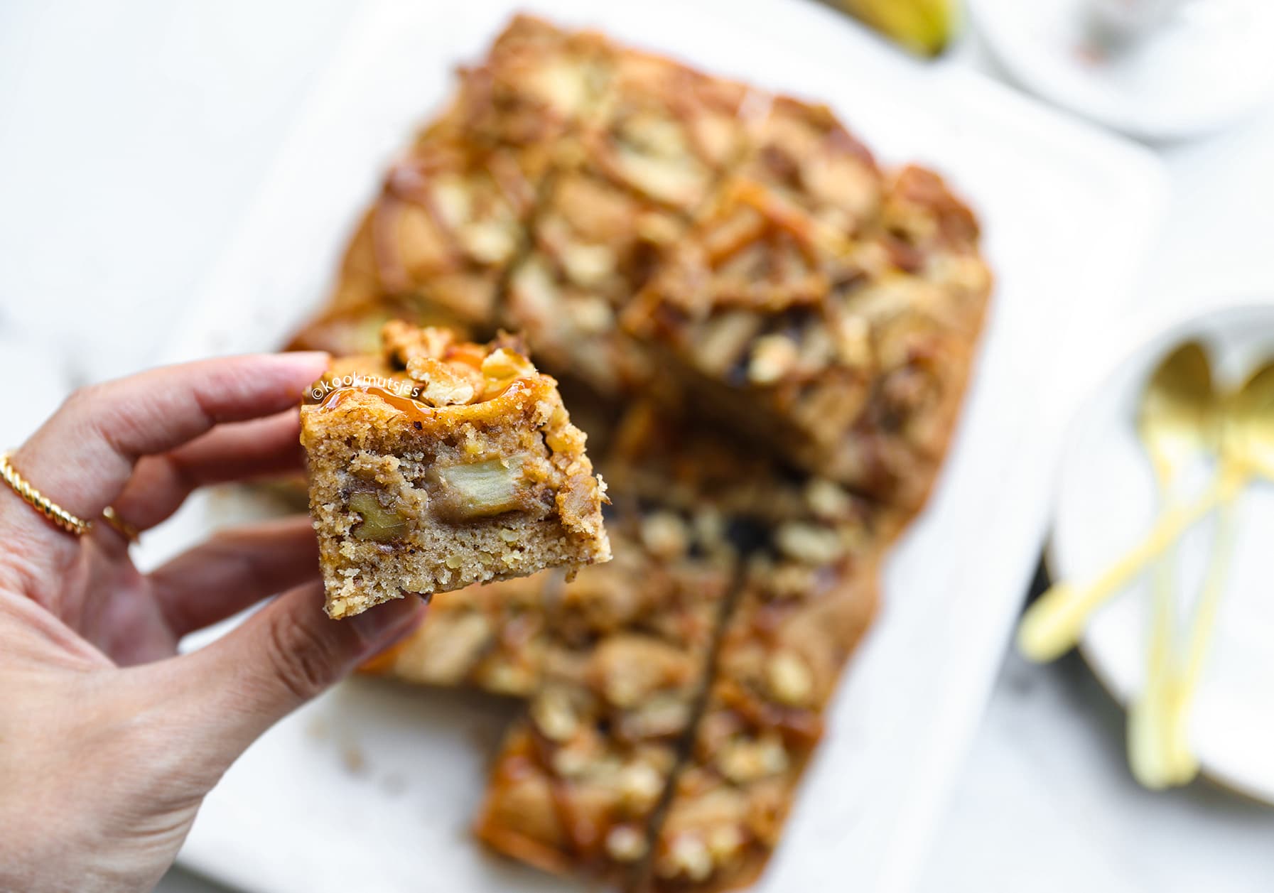 Bananen Karamelcake Kookmutsjes