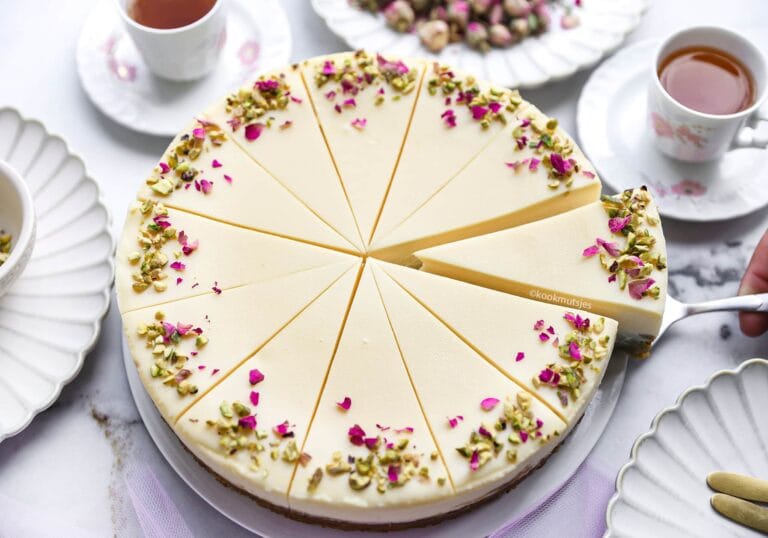 Pistache Blondie Cheesecake