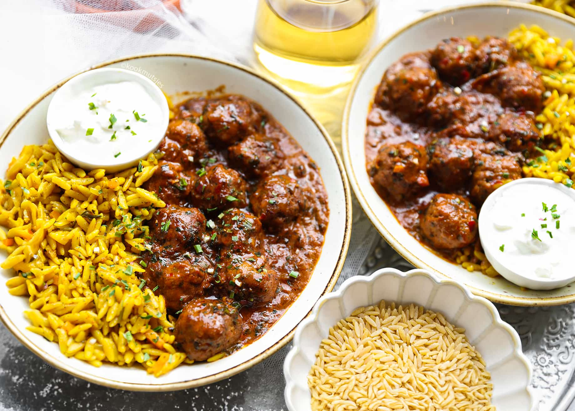 Pittige Gehaktballen in Kokosmelk Kookmutsjes