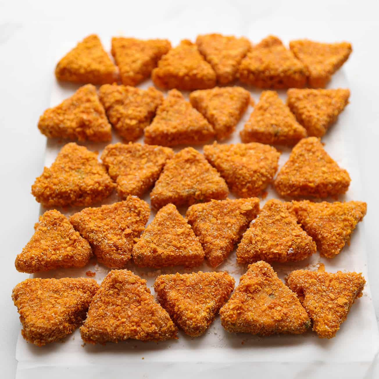 Nachos bites in de vriezer leggen